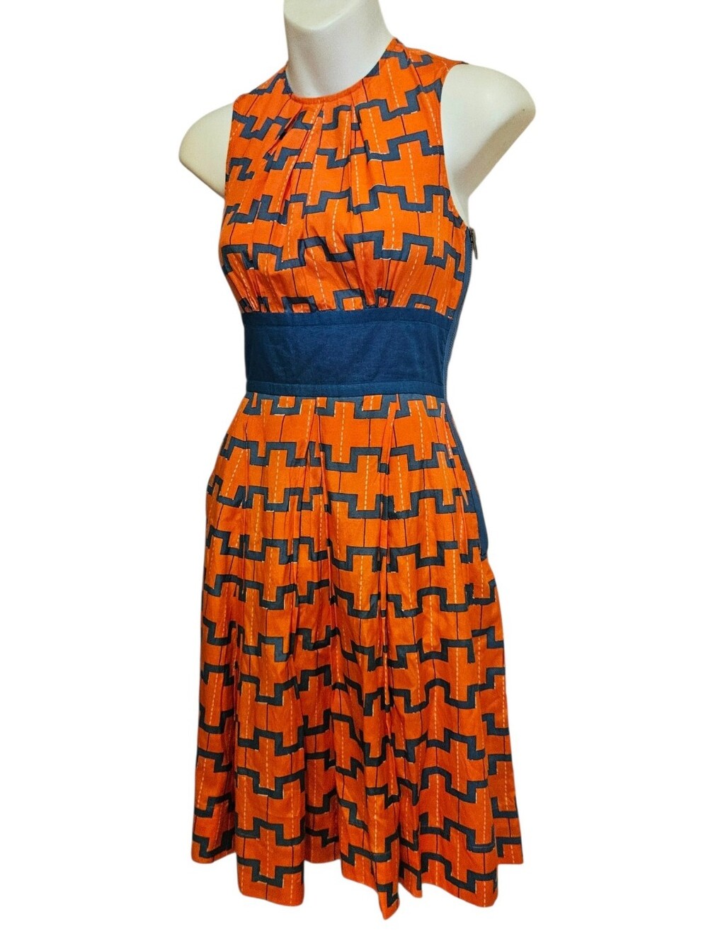 Anthropologie Plenty Tracy Reese Great Wall dress geometric Print Sz.0